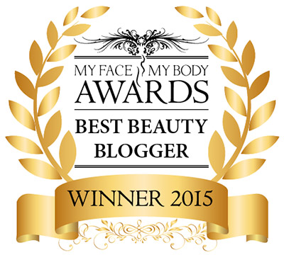 My Face My Body Awards Winner - Best Beauty Blogger 2015