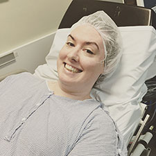 Amelia before surgery